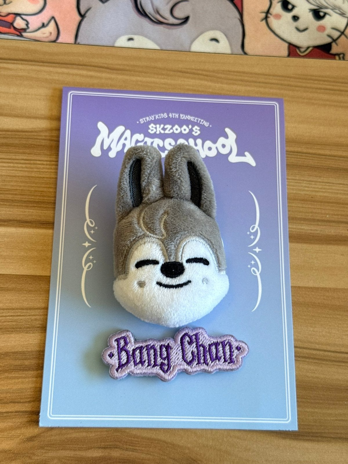 Stray Kids wolfchan Bang Chan magic school merch, Ophalen of Verzenden, Zo goed als nieuw, Foto of Kaart