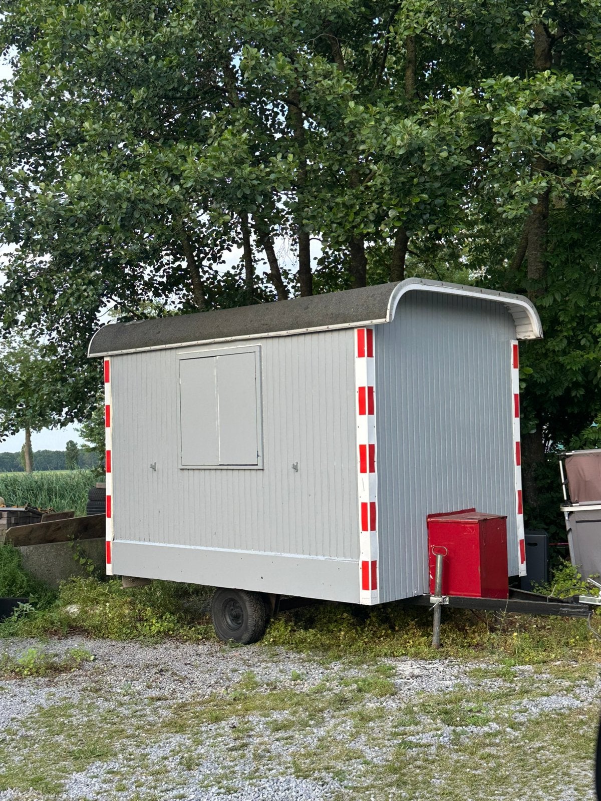 Schaftkeet / pipowagen, Ophalen, Zo goed als nieuw