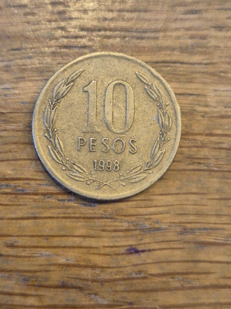 Chili - 10 Pesos 1998, Verzenden, Zuid-Amerika, Losse munt