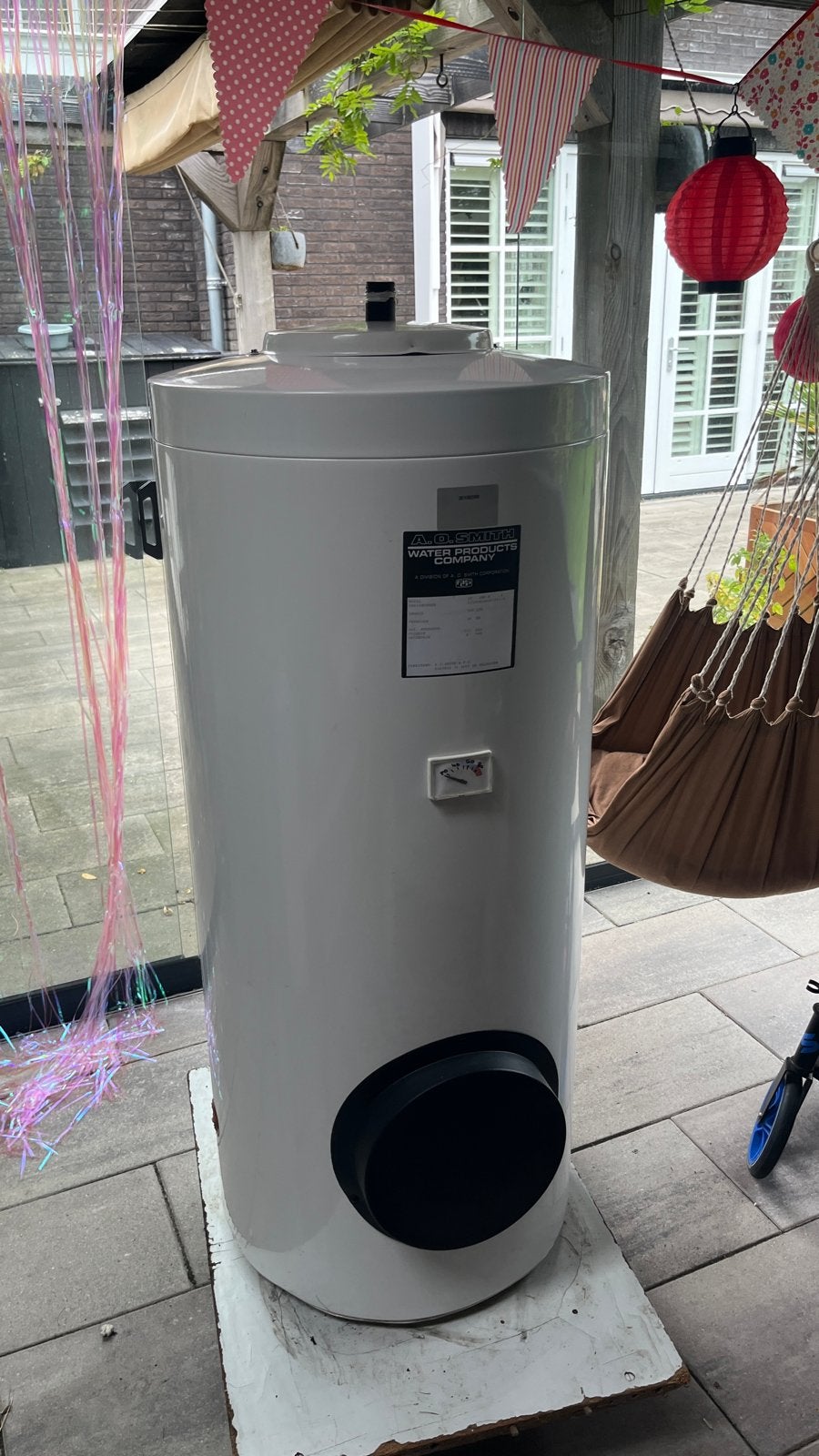 A.O. Smith sanitair buffervat 145L, Ophalen, Gebruikt, Overige typen, Minder dan 60 cm