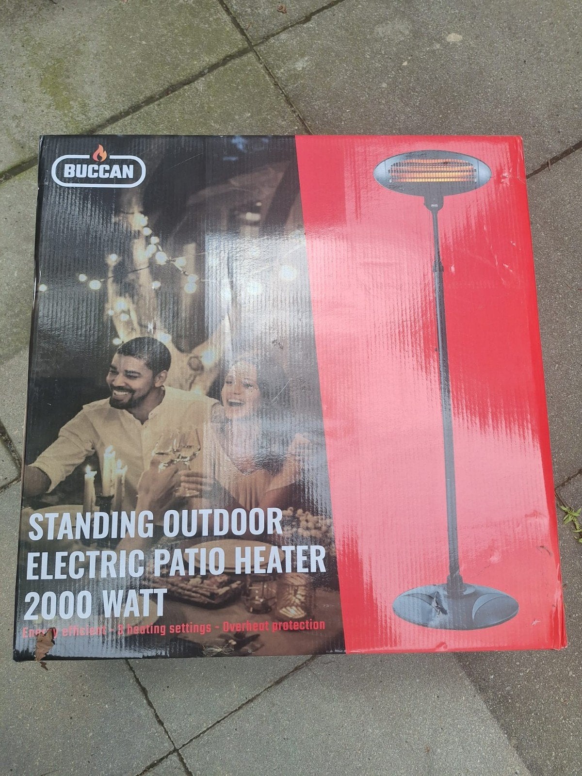 Buitenkansje!!!! Buccan infrarood elektr. terras  verwarmer, Verzenden, Nieuw, Elektrisch