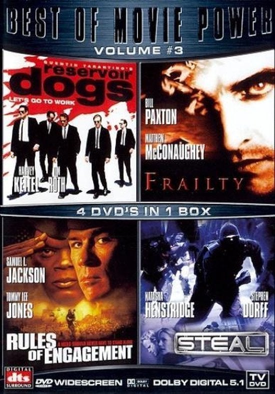 Best Of Movie Power (Reservoir Dogs-Steal-Frailty-Rules Of E, Engels, Vanaf 16 jaar, Nederlands, Actiethriller