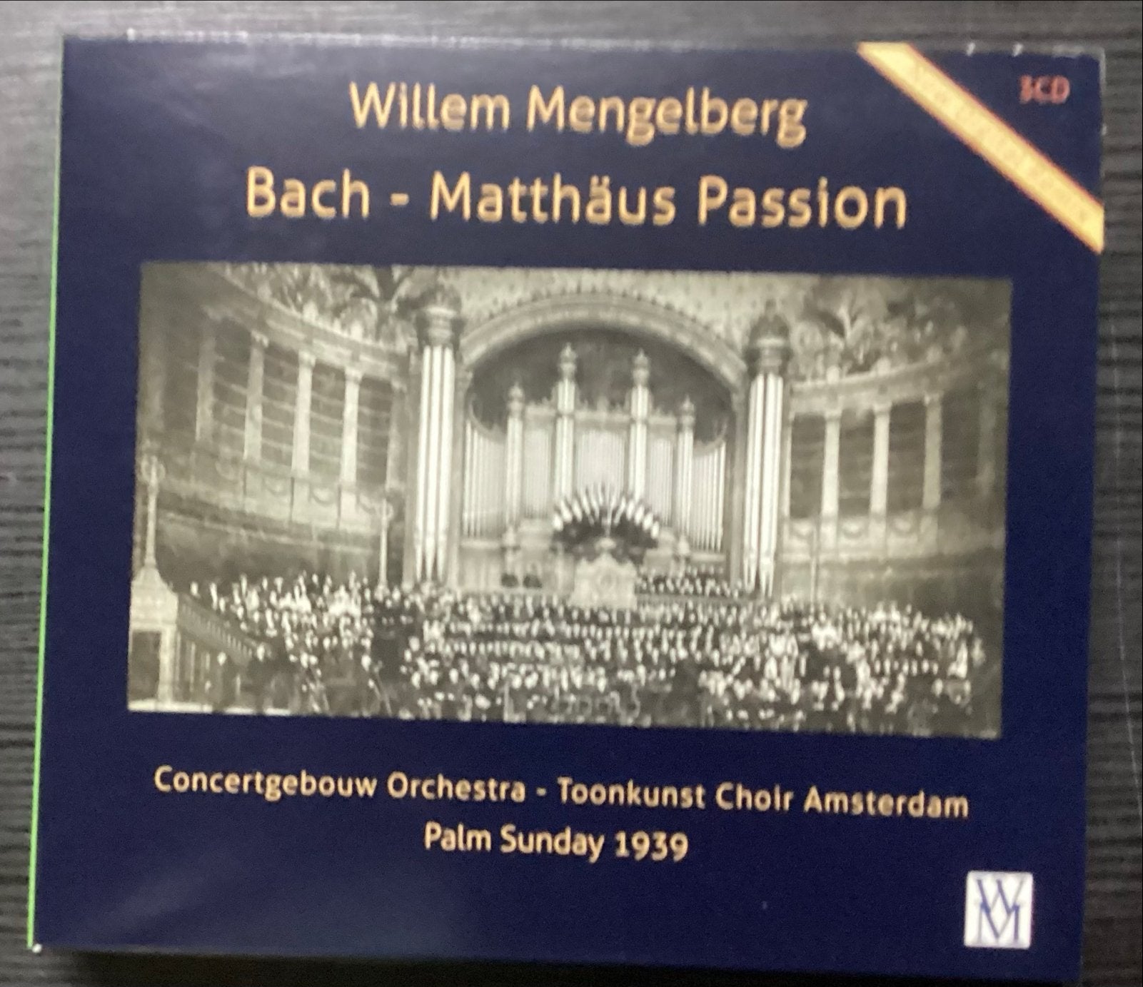 Willem Mengelberg - Bach Matthäus Passion 3CD, Gebruikt, Boxset, Ophalen of Verzenden, Oratorium