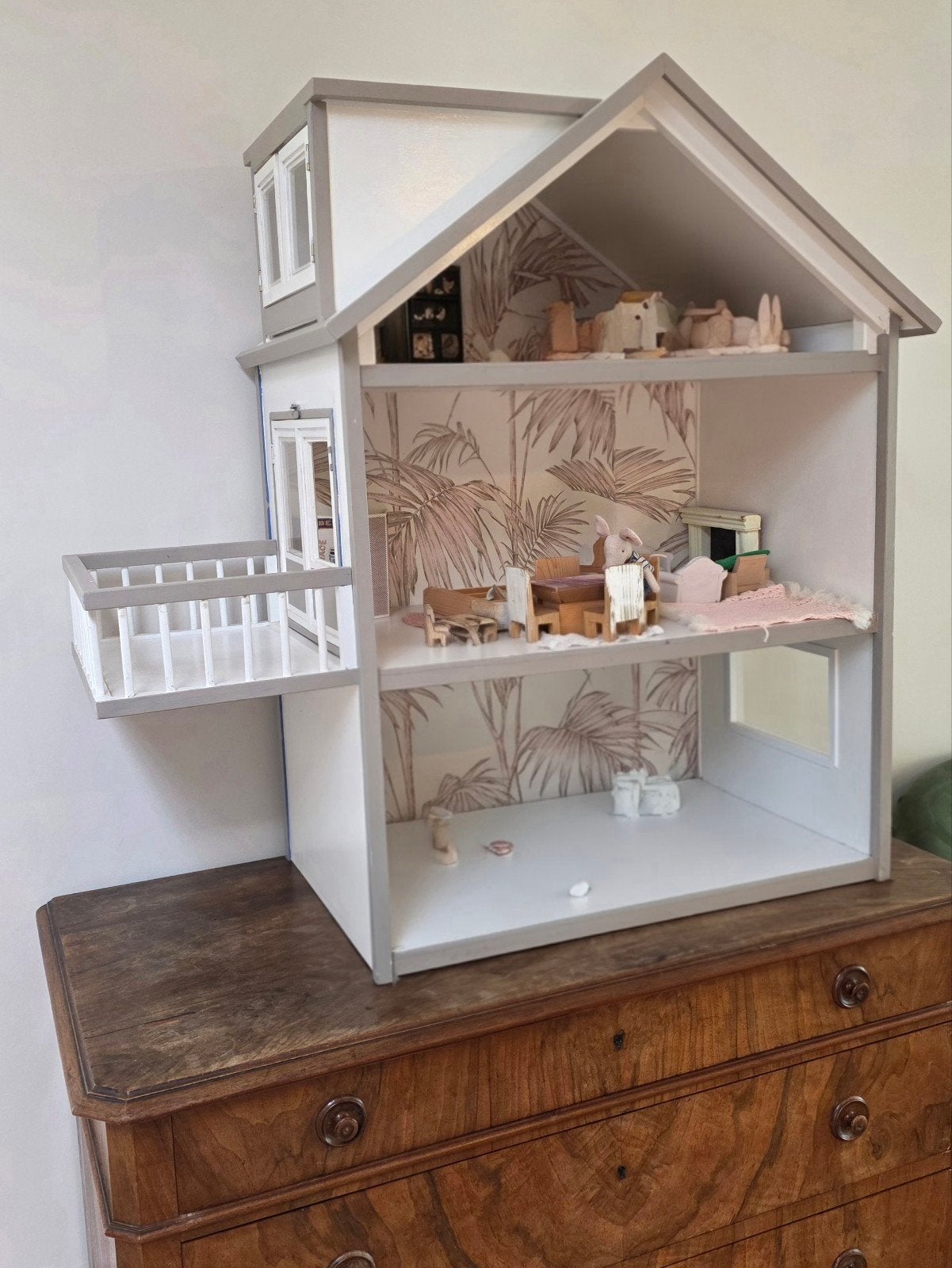 Groot Barbie Poppenhuis van Massief Hout - Extreem Stevig, Kinderen en Baby's, Speelgoed | Poppenhuizen, Ophalen of Verzenden
