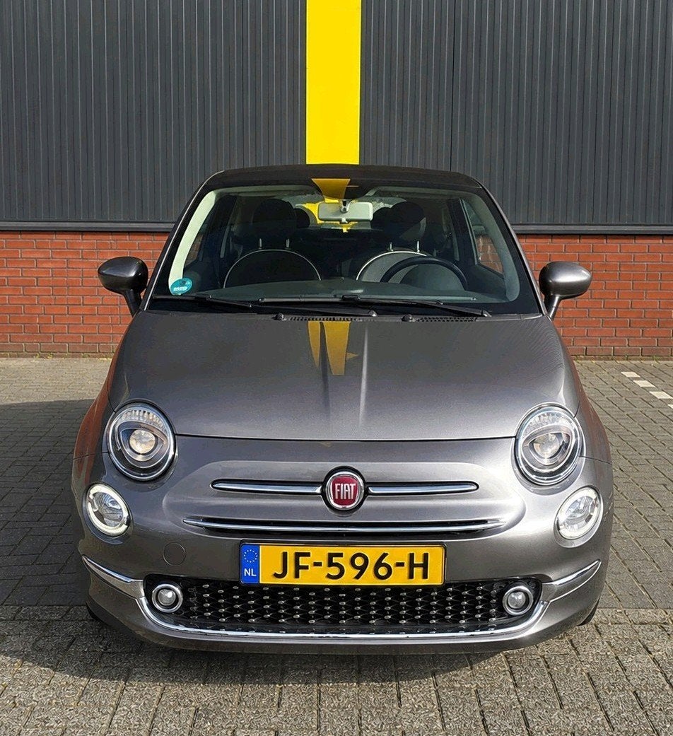 Fiat 500C 0.9 80pk Turbo Twinair 2016 Grijs, Auto's, Fiat, 31 €/maand, Cabriolet, Handgeschakeld, 26 km/l