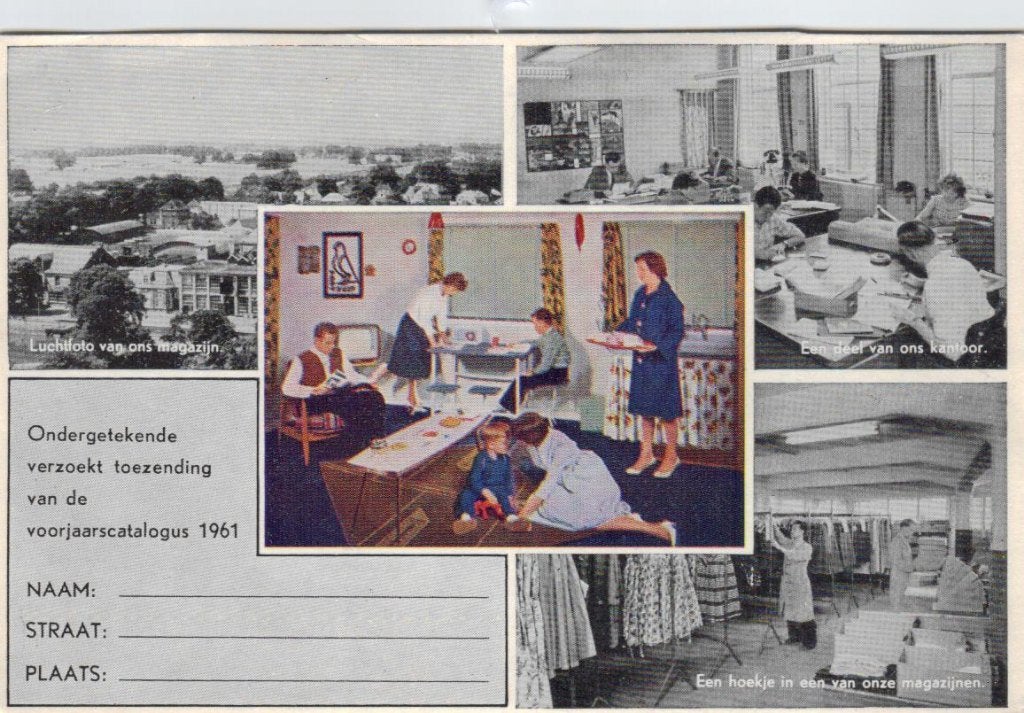 46 Goor Verzendhuis De Postduif 1961, Verzamelen, Ophalen of Verzenden, 1960 tot 1980, Ongelopen, Overijssel