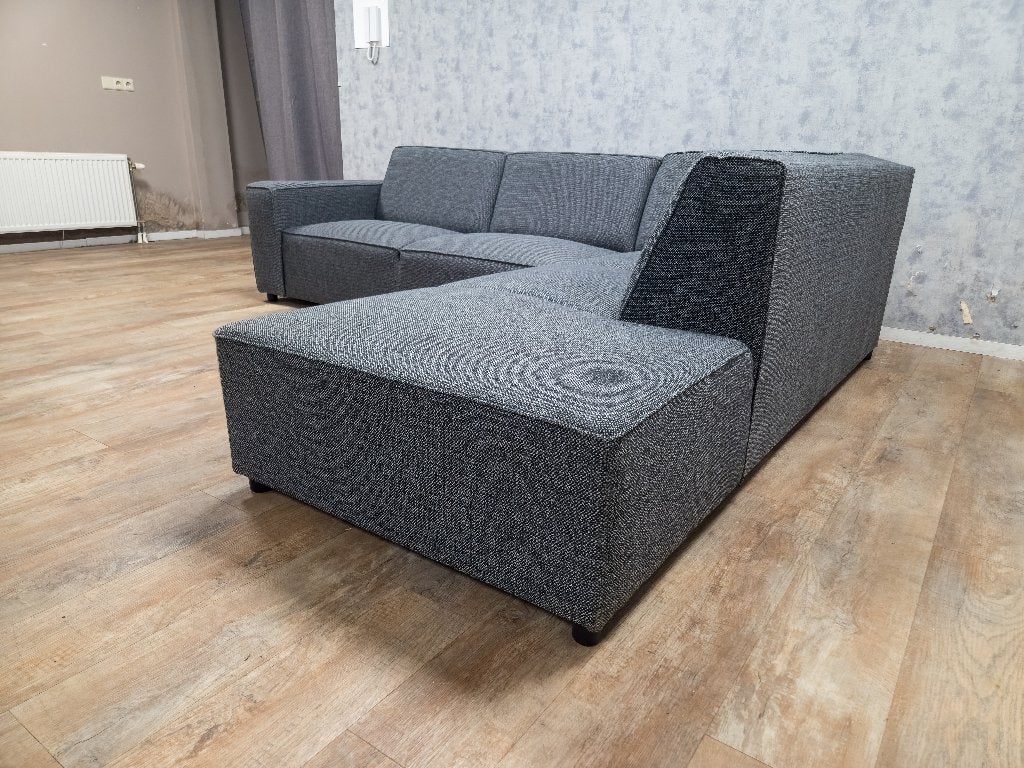 Mooi Groot Antraciet Hoekbank !!!, Info@banxtel.nl, Hoekbank, Hoekbank, Ophalen of Verzenden
