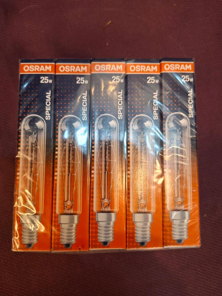 10x Osram Tubelicht 25W E14 - 11cm, Minder dan 30 watt, Gloeilamp, E14 (klein), Nieuw