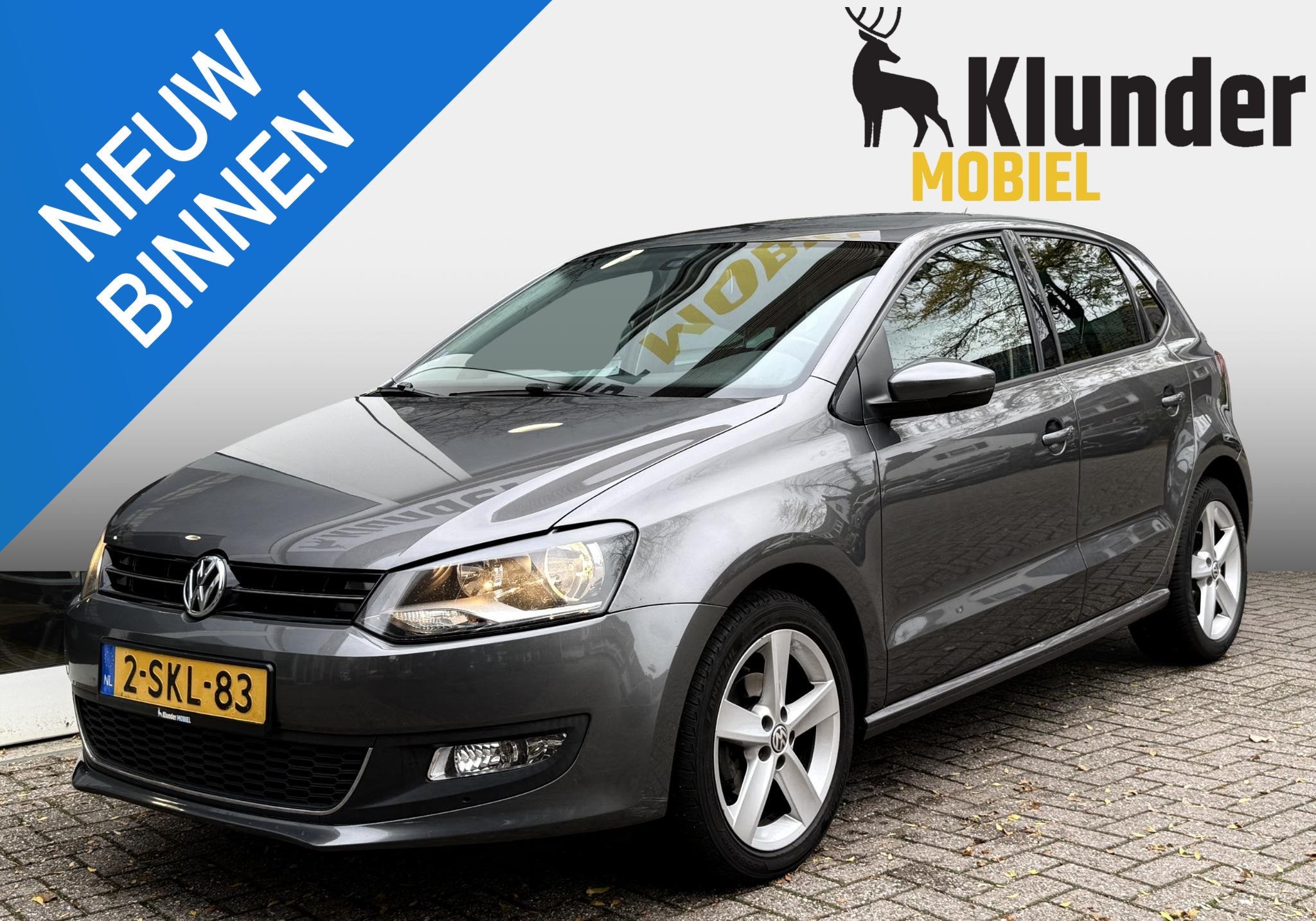 Volkswagen Polo 1.2 TSI BlueMotion Highline |Clima|16"Lm vel, Euro 5, Stof, Zwart, 4 cilinders