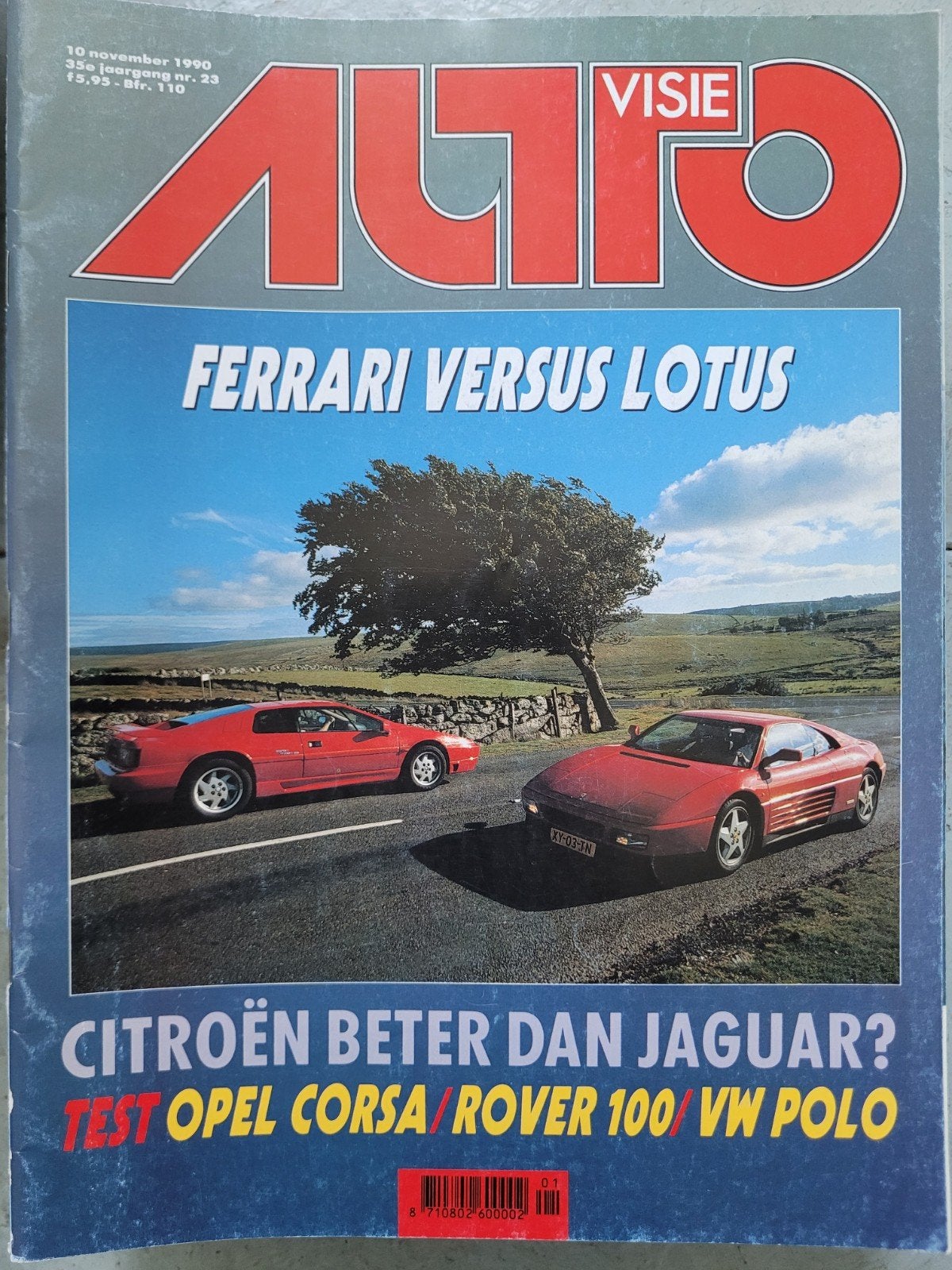 Autovisie nr 23 van 1990, Verzenden, Gelezen, Algemeen