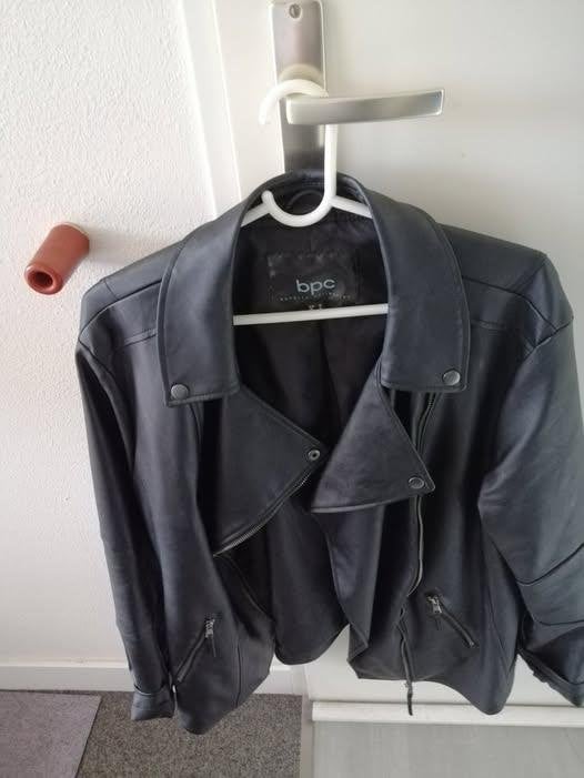 Bikerjack, Ophalen, Zwart, Bpc selection, Jas of Mantel