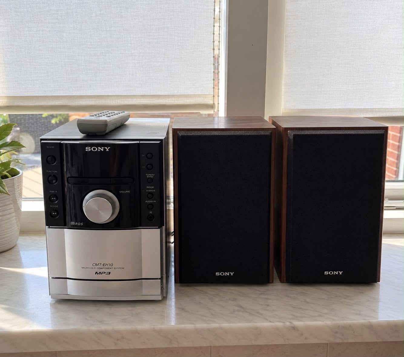 Sony CMT-EH10 Micro Hi-Fi Component Systeem met speakers, Ophalen, Gebruikt, Microset, Sony