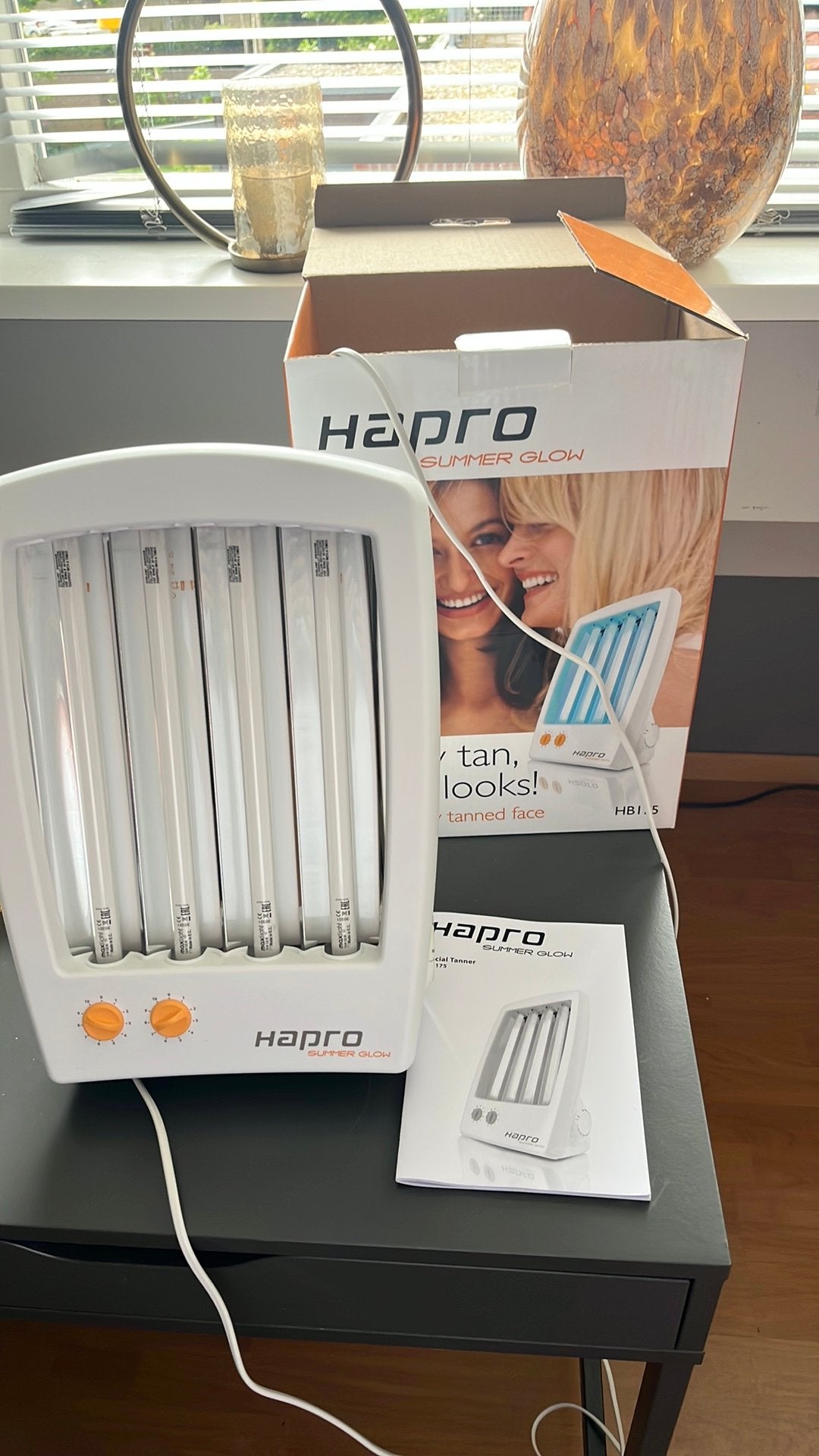 Hapro Summer Glow HB 175 gezichts bruiner, Ophalen of Verzenden, Zo goed als nieuw, Gezichtsbruiner, Minder dan 10 lampen