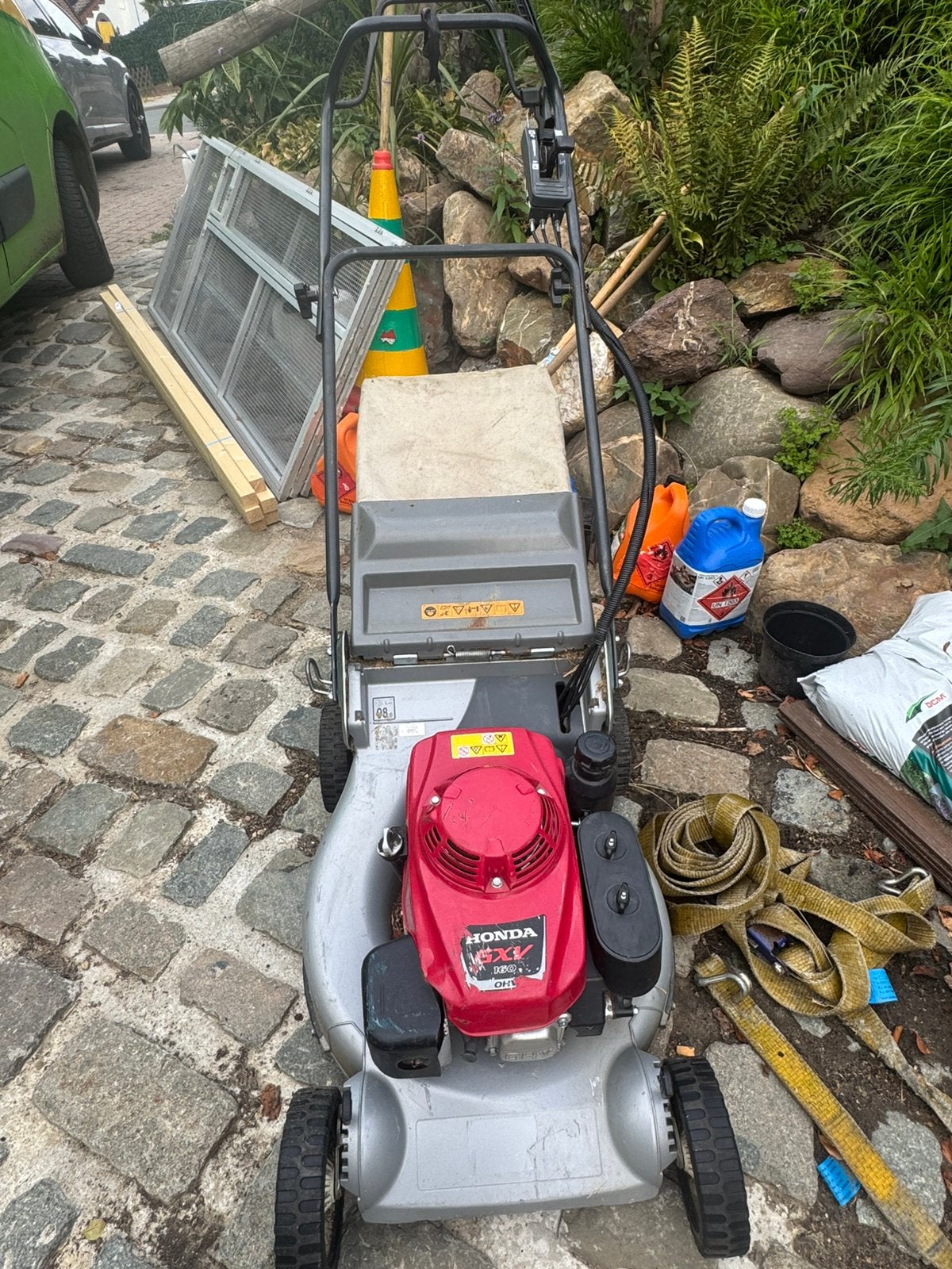 Honda duw maaier te koop, Ophalen, Gebruikt, Benzine-grasmaaier