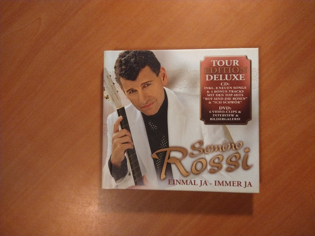 CD + DVD Semino Rossi – Einmal Ja - Immer Ja (Tour Edition), Ophalen of Verzenden, Zo goed als nieuw