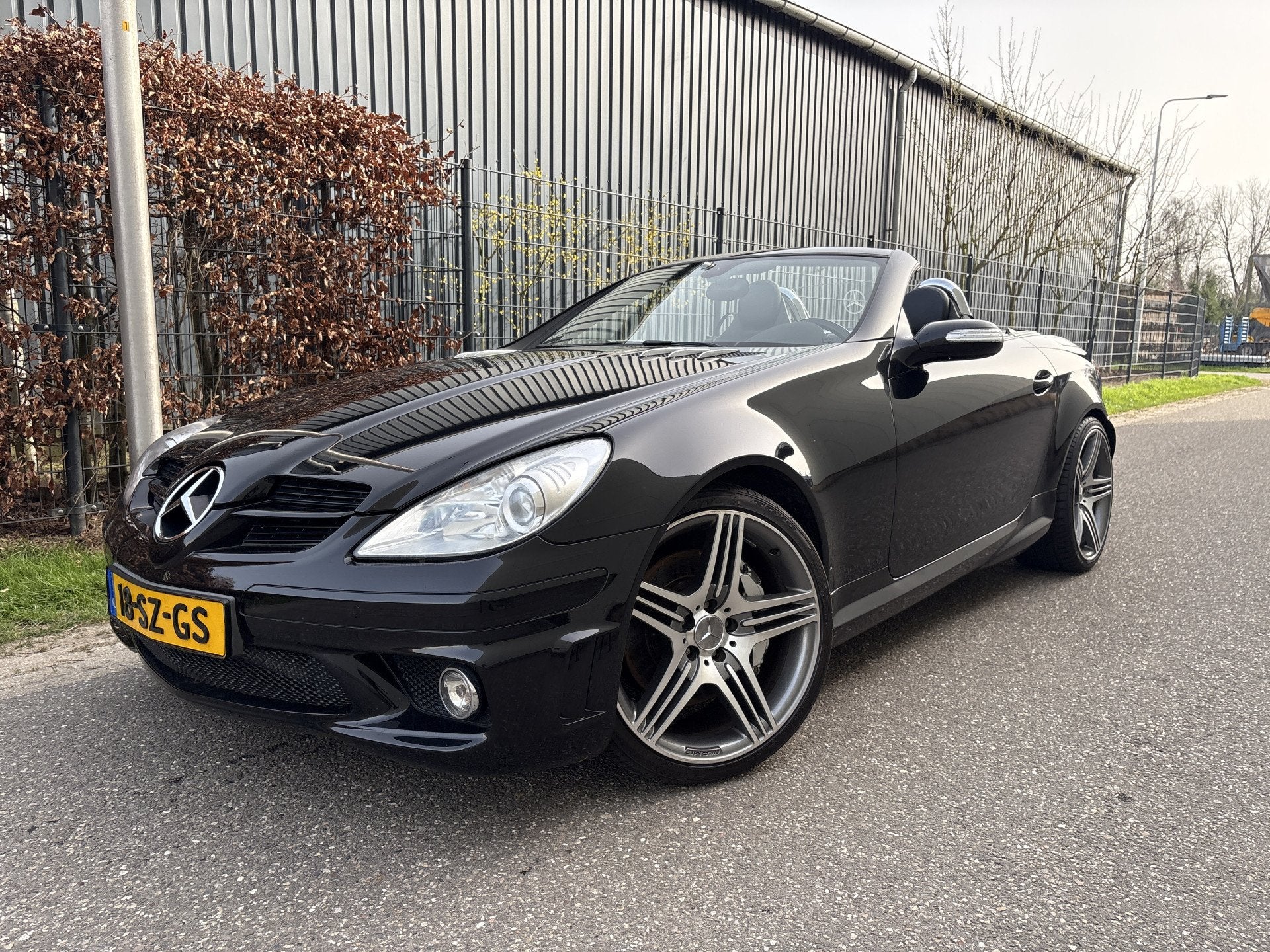 Mercedes-Benz SLK 55 AMG / AUTOMAAT / NAVI / CRUISE / LEER /, Auto's, Mercedes-Benz, Automaat, Achterwielaandrijving, 8 cilinders