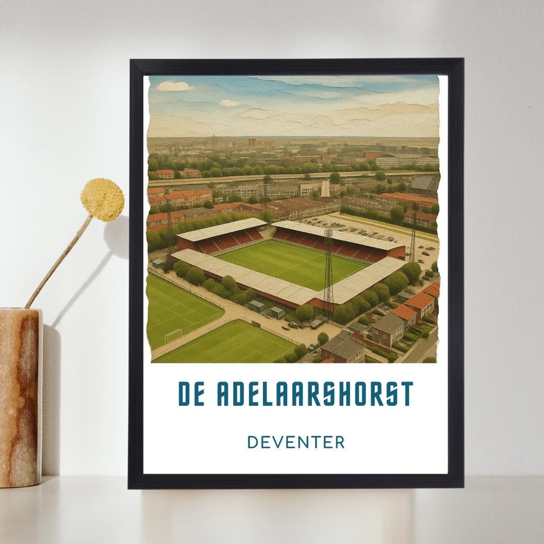A4-poster De Adelaarshorst, thuisbasis Go Ahead Eagles, Ophalen of Verzenden