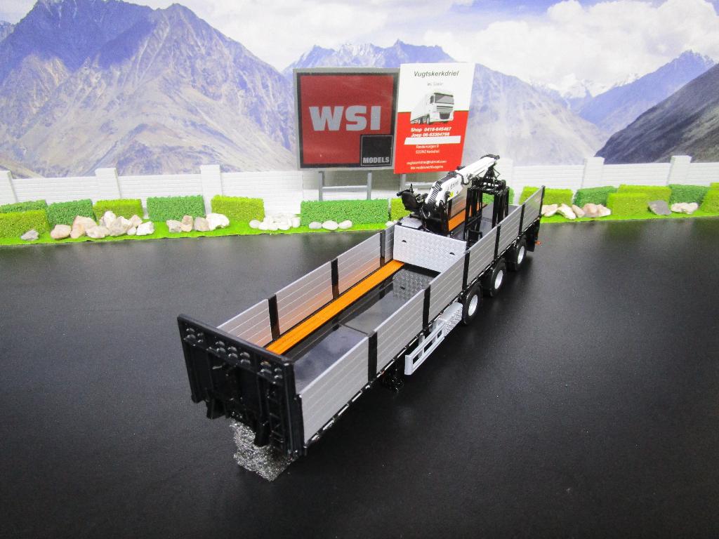 Wsi 04-2087 Premium Line , Steen Oplegger 3as., Hobby en Vrije tijd, Modelauto's | 1:50, Ophalen, Nieuw, Bus of Vrachtwagen, Wsi