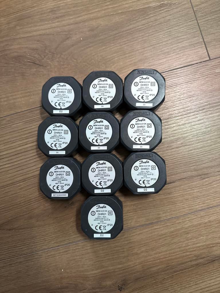 10x Danfoss/devi link DHR01 relais - verborgen, Ophalen of Verzenden, Slimme thermostaat, Gebruikt