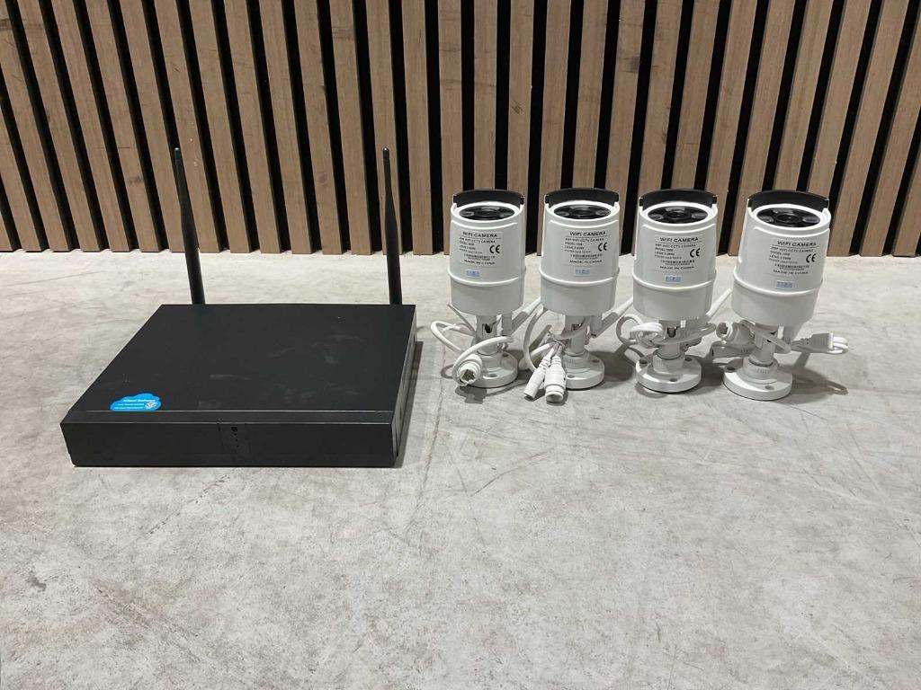 Wireless monitoring 1009 4mp wifi camera systeem nieuw ‼️, Ophalen, Nieuw