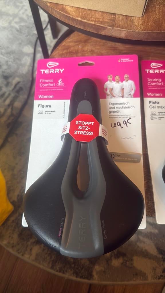 Nieuw Zadel Terry Fisio Gel max voor vrouwen en mannen, Ophalen, Nieuw, Zadel
