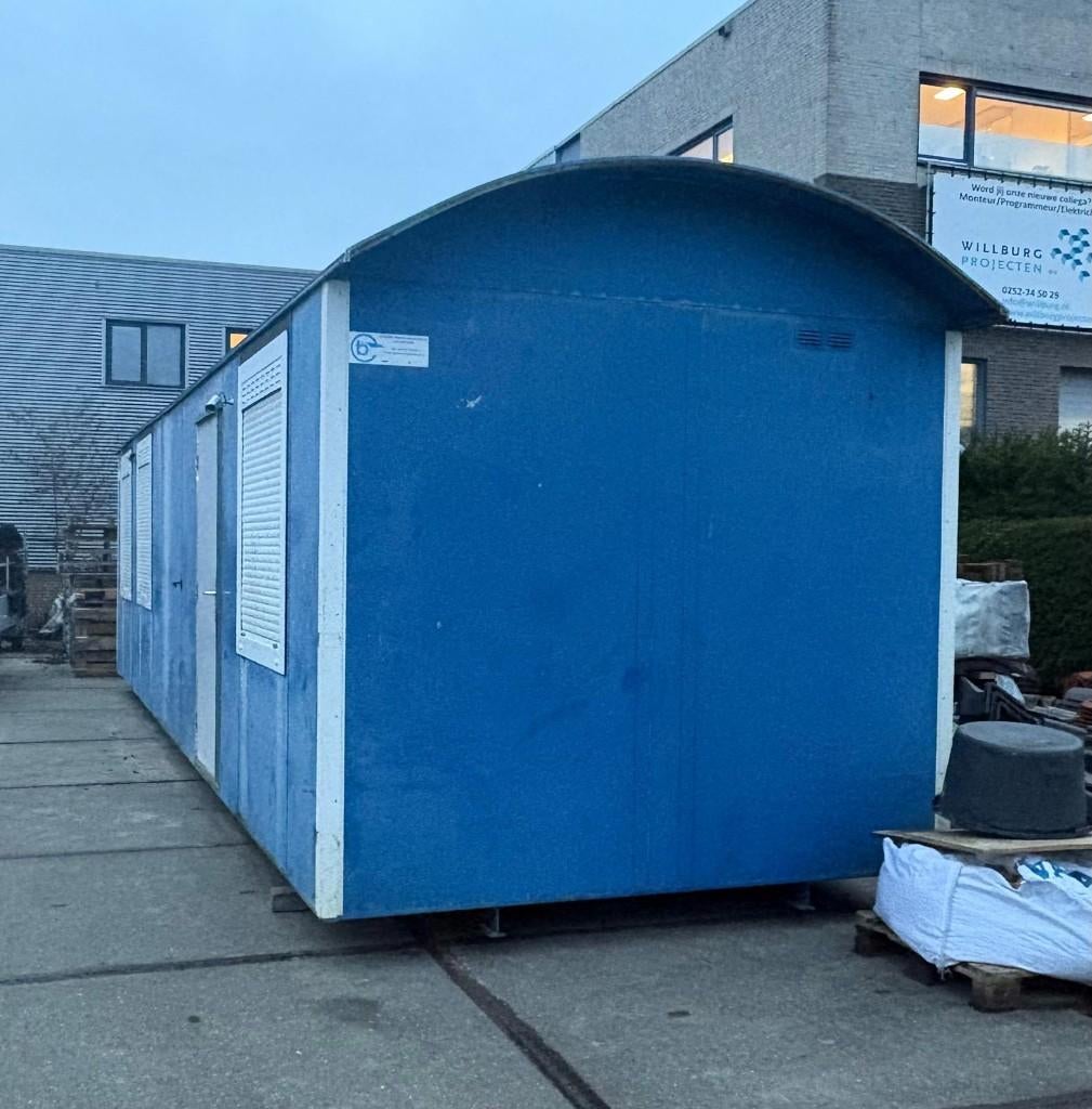 Portcabine, Kantoorunit, Bouwkeet, Schaftkeet, Woonunit, Ophalen, Gebruikt