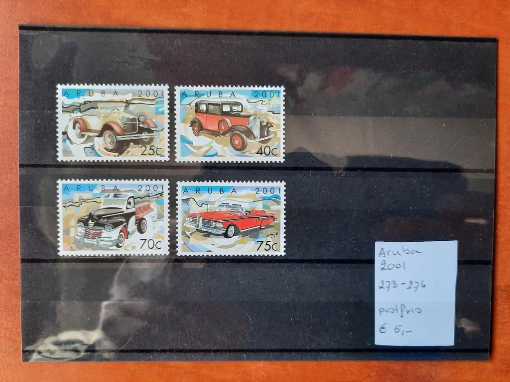 Aruba thematisch auto vervoer transport postfris, Ophalen of Verzenden, Auto's