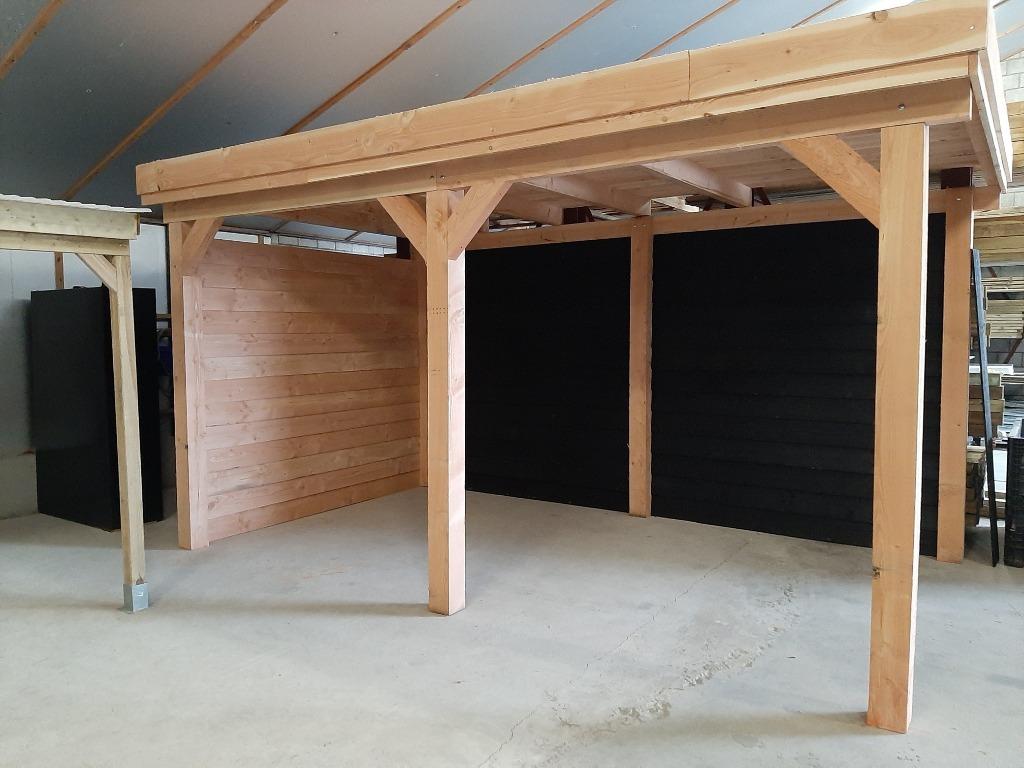 Douglas  robuust Veranda Muuraanbouw pergola Carport, Ophalen of Verzenden, Nieuw, Carport