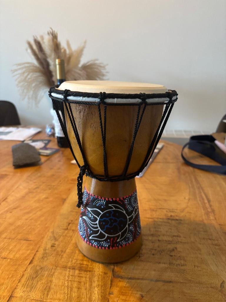 Afrikaanse djembe trommel, Muziek en Instrumenten, Percussie, Ophalen, Zo goed als nieuw, Trommel