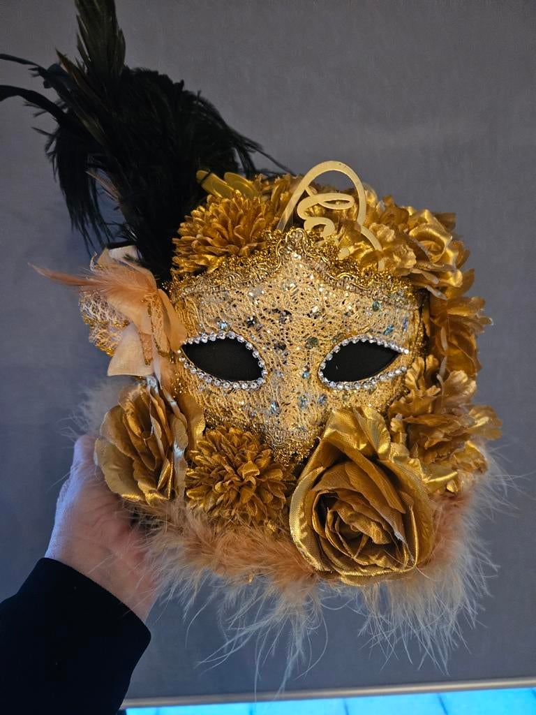 Gouden Carnavalshoed - Exclusief!, Ophalen of Verzenden, Nieuw, Carnaval, Accessoires
