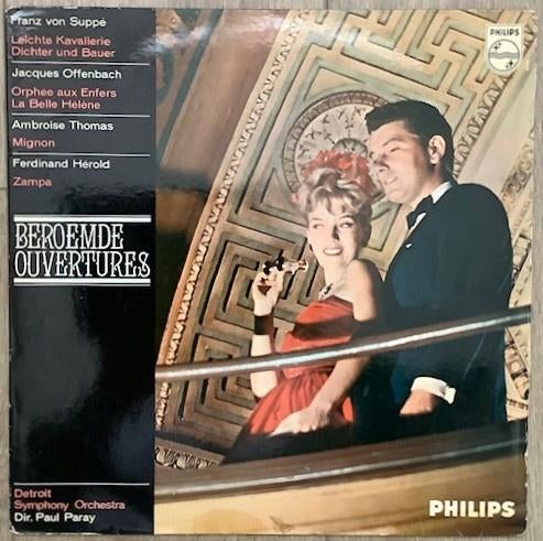 LP.- BEROEMDE OUVERTURES. Detroit Symphony Orchestra., Ophalen of Verzenden, Gebruikt, 12 inch