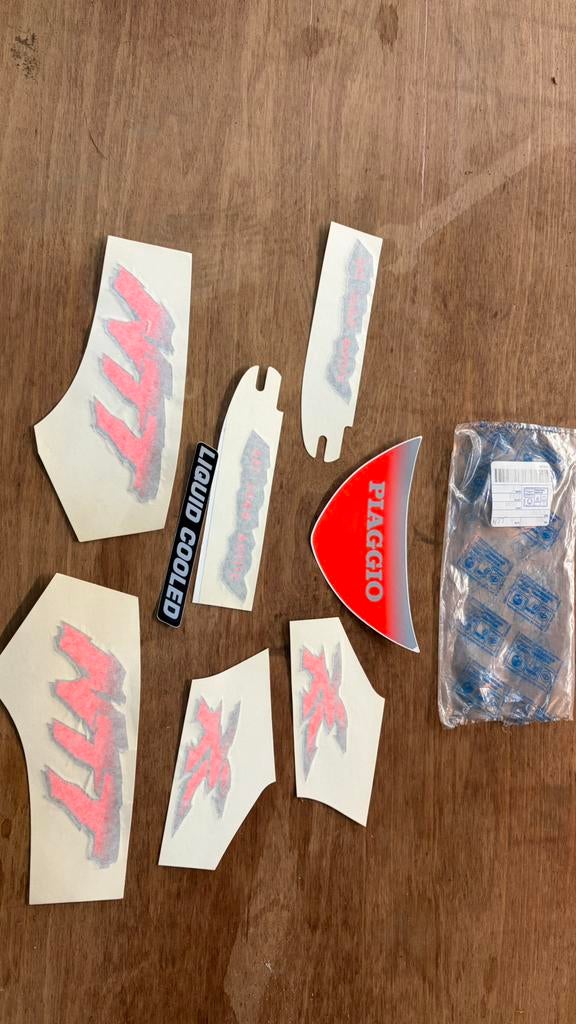 Piaggio NTT stickerset stickers origineel LC, Ophalen of Verzenden