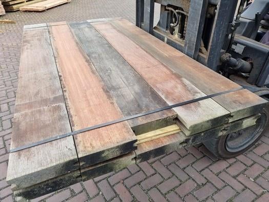 Hardhouten balken 6.0x22.0 cm - nr: HB627, Ophalen, 180 tot 250 cm, Balken
