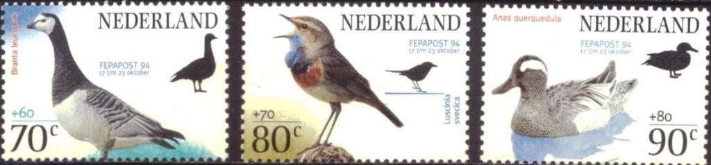 Nederland 1994 - nvph 1598-1600 -  FEPAPOST, Ophalen of Verzenden, Na 1940, Postfris