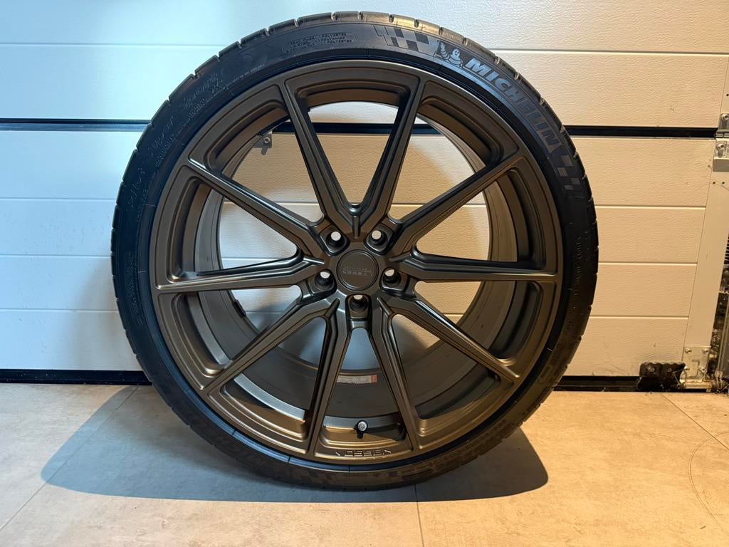 Vossen HF3 21” 11J ET25 5x112 RS6, Auto-onderdelen, Banden en Velgen, Banden en Velgen, Zomerbanden, 21 inch, 295 mm, Personenwagen