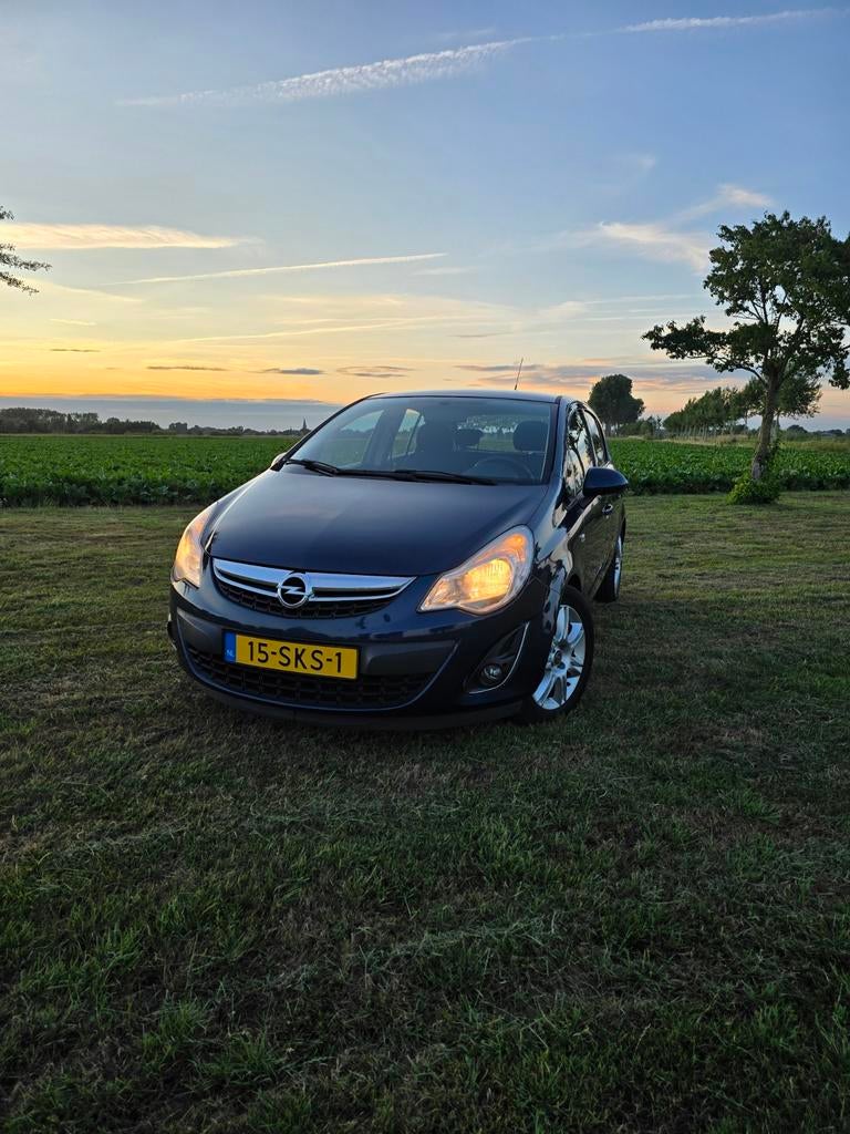 Opel Corsa 1.4 16V 5D 2011 Blauw, Auto's, Opel, Voorwielaandrijving, 1398 cc, 4 cilinders, Blauw