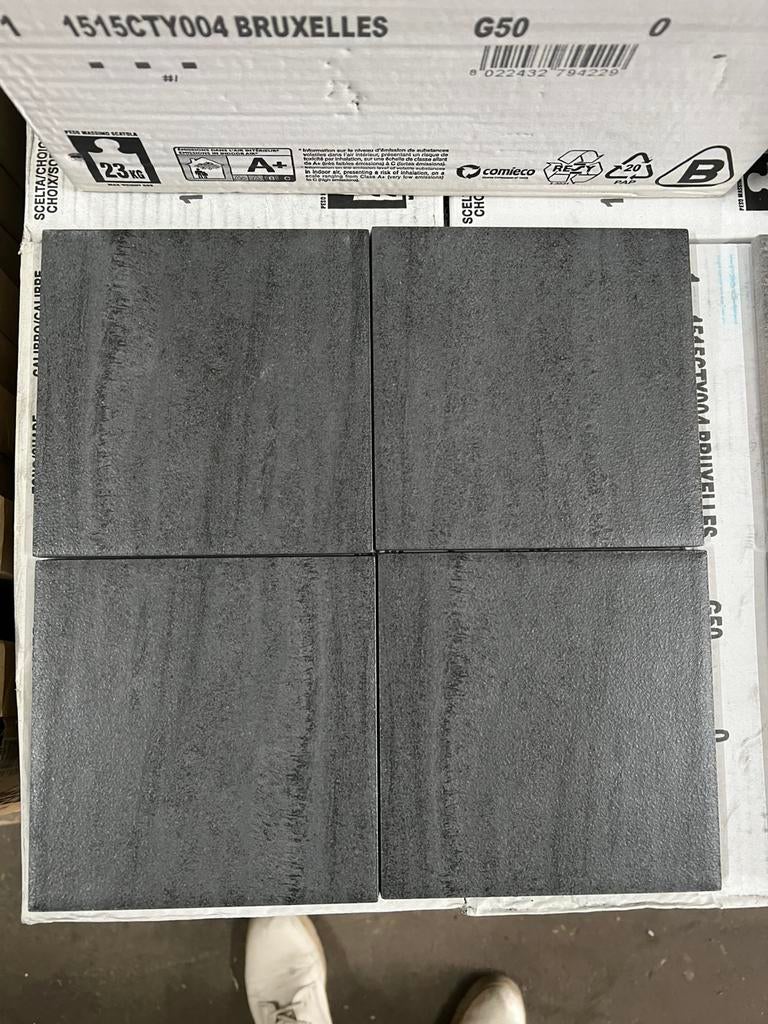 Vloertegels 15x15 cm 2 kleuren  €20,- per m2, Ophalen, Keramiek, Nieuw, Minder dan 20 cm