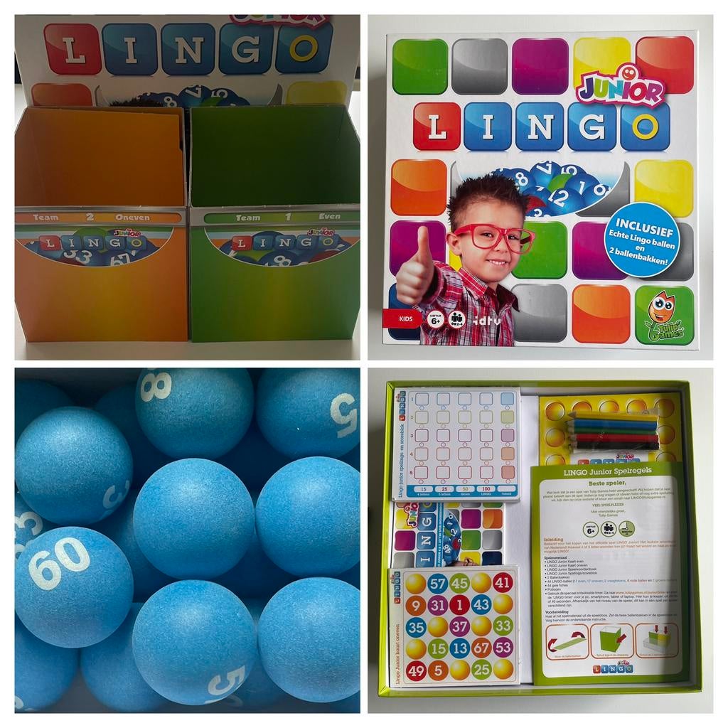 Lingo spel NIEUW met ECHTE ballen en ballenbak, Ophalen of Verzenden, Nieuw