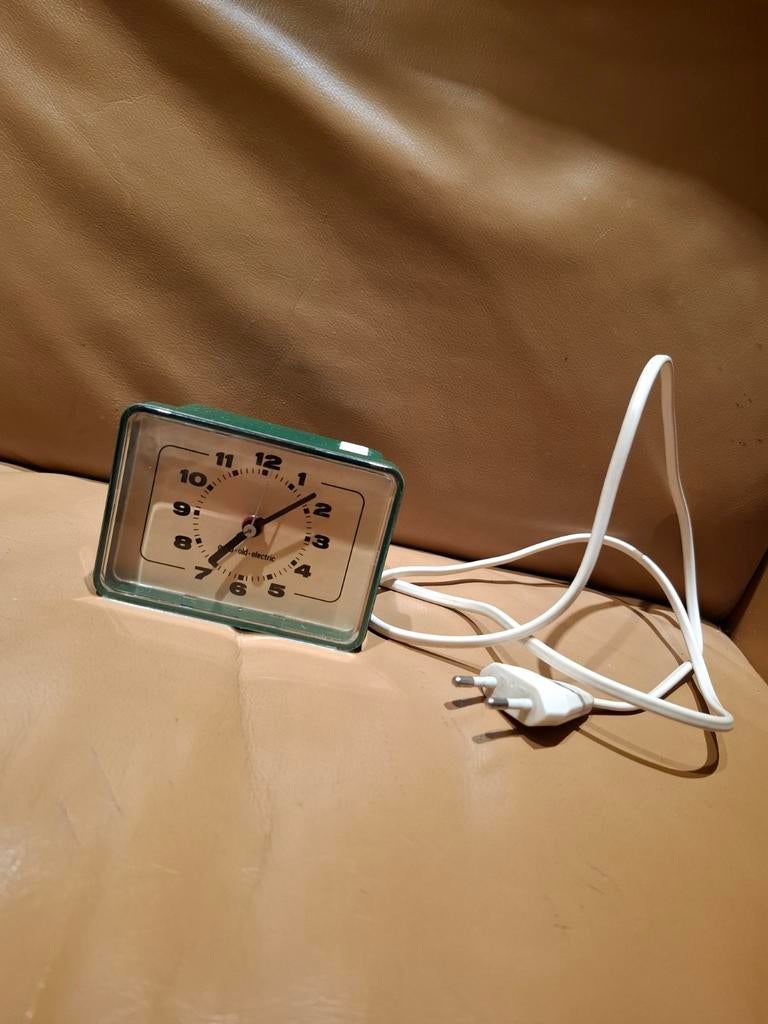 Good-old-electric wekker klokje vintage, Antiek en Kunst, Antiek | Klokken, Ophalen of Verzenden