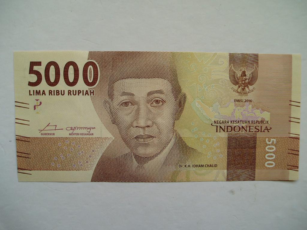 997. Indonesia, 5.000 rupiah 2016(2018) UNC Idham Chalid., Postzegels en Munten, Bankbiljetten | Azië, Verzenden, Zuidoost-Azië