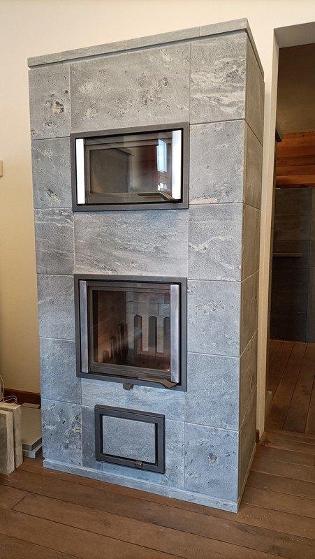 Nunnauuni Hestia Solo speksteenkachel met oven, Huis en Inrichting, Kachels, Ophalen, Houtkachel, Zo goed als nieuw, Vrijstaand