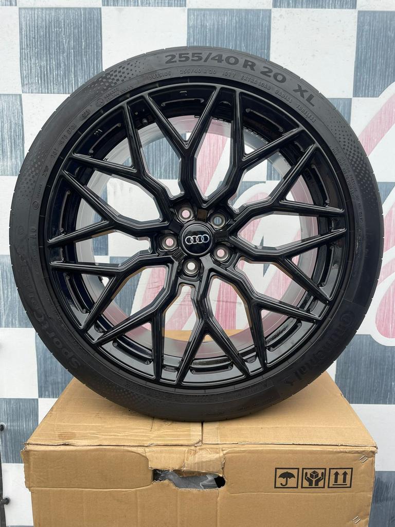 20 inch Vossen velgen 5x112 Audi Q3 A6 C8 +  banden VW, 255 mm, Nieuw, Ophalen of Verzenden, Band(en)