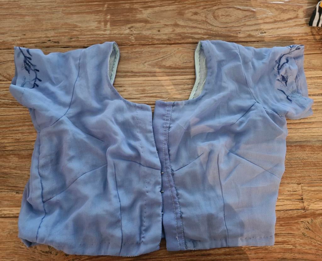Sari top, Maat 38/40 (M), Blauw, Ophalen of Verzenden, Korte mouw
