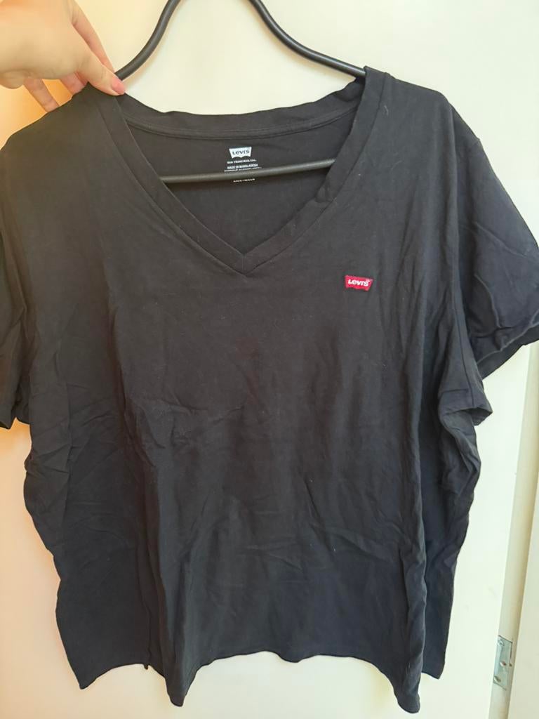 Zwarte Levi’s tshirt shirt xxl grote maten, Zwart, Maat 46/48 (XL) of groter, Ophalen of Verzenden, Zo goed als nieuw
