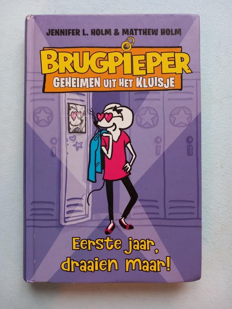 Brugpieper 1 -leesboek, Gelezen, Non-fictie, Jennifer L. Holm & Matthew Holm, Ophalen of Verzenden