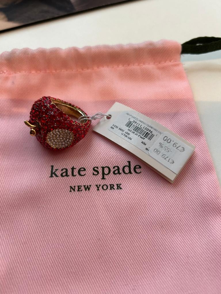 Mooie ring van Kate Spade New York, Overige materialen, Nieuw, Ophalen of Verzenden, Kleiner dan 17
