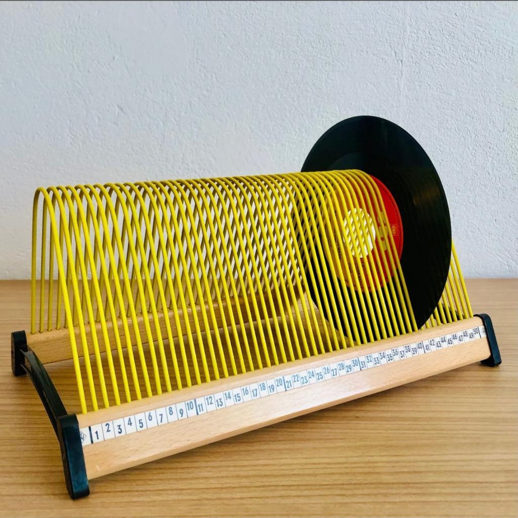 vintage SINGLETJES REK Plattofix vinyl LPs 50s sixties retro, Ophalen of Verzenden, Huis en Inrichting