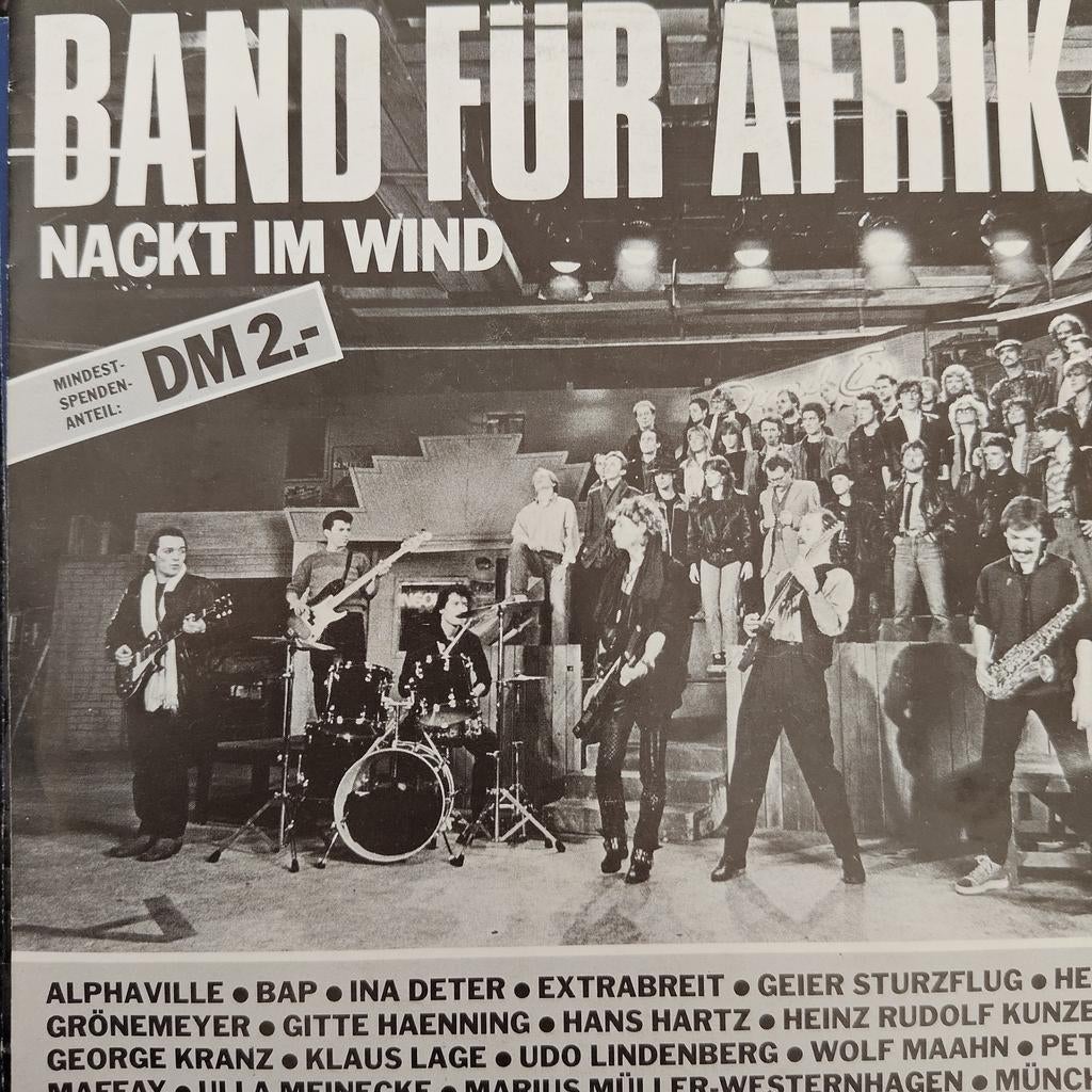 Band Für Afrika - Nackt Im Wind, Ophalen of Verzenden, Zo goed als nieuw, 7 inch