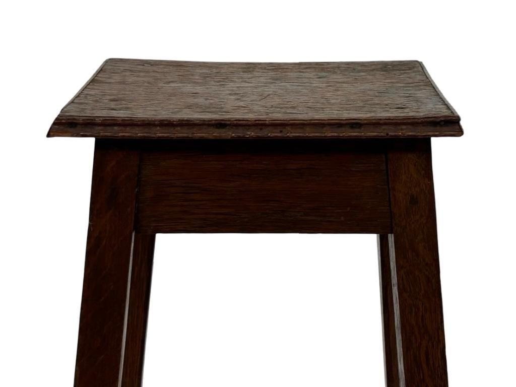 Vintage Bijzettafel Plantentafel Eiken Jaren 50 Design, Vintage, Minder dan 55 cm, Gebruikt, Vintage