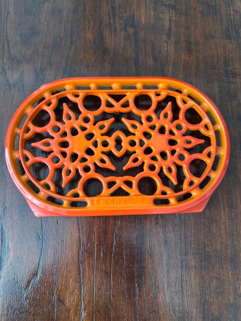 Le Creuset Onderzetter Oranje, Ophalen, Gebruikt